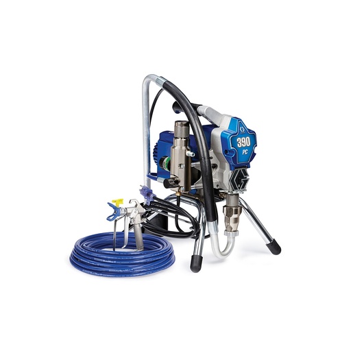 [25f501] Pulverizador eléctrico airless 390 PC, con soporte